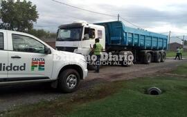 Es local. El cami&oacute;n pertenece a una empresa de Arroyo Seco.