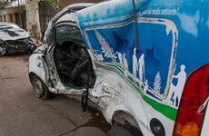 Así quedaron los autos tras la colisión fatal.(Alan Monzón/Rosario3.com)