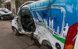 Así quedaron los autos tras la colisión fatal.(Alan Monzón/Rosario3.com)