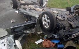 Imagen de Identificaron a las dos mujeres, una de ellas embarazada, que murieron en la autopista