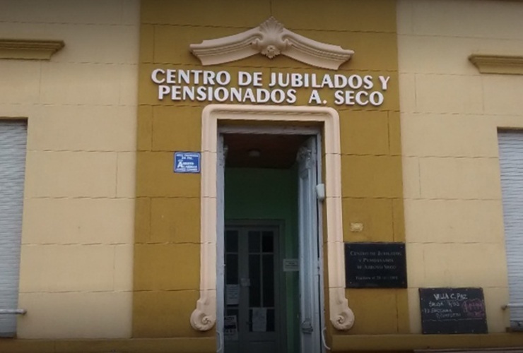 Dirección. El Centro de Jubilados está en H. Yrigoyen 521