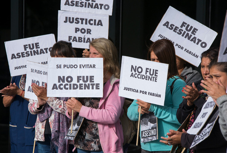 El pedido de familiares y amigos es contundente. Foto: Juan José García.