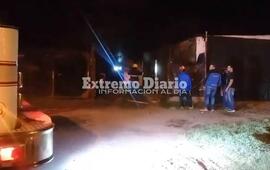 Imagen de Incendio en un galp&oacute;n ubicado por Ruta 21
