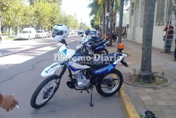 Imagen de Nuevas motocicletas para Tránsito Municipal