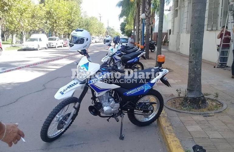 Imagen de Nuevas motocicletas para Tránsito Municipal