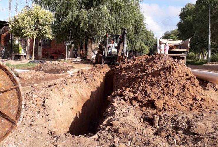 Imagen de Obras de Cloacas en el Barrio San Francisco