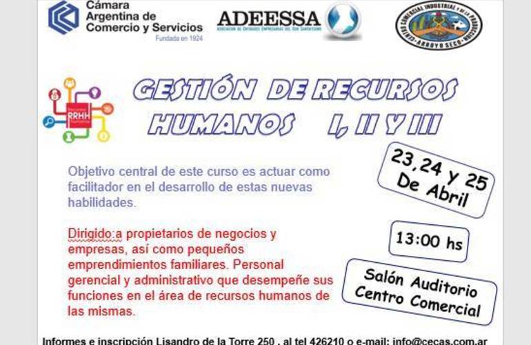 Imagen de Gesti&oacute;n de Recursos Humanos I, II y III