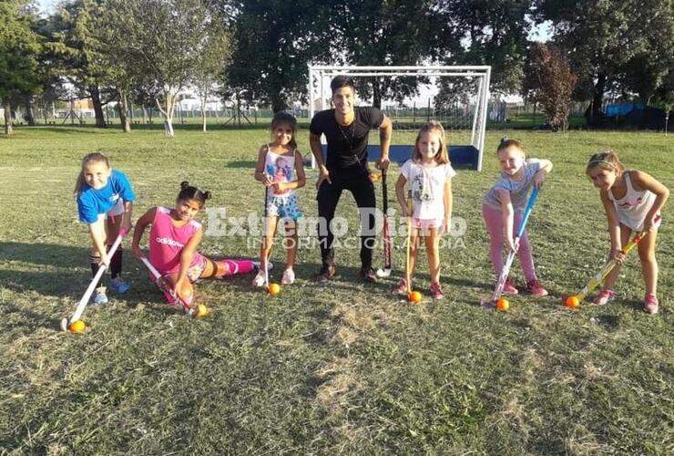 Por primera vez. Las chicas del hockey del "Rombo" jugarán en la Liga Liga Hockey del Este.