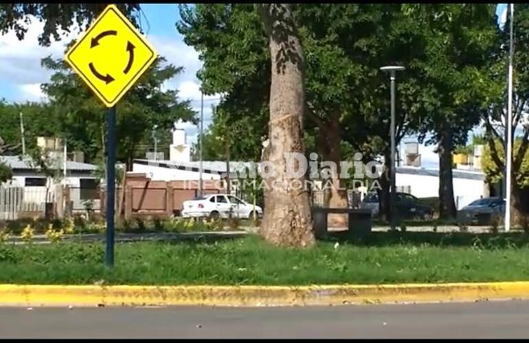 La situación se dió en la rotonda De Giácomo del barrio Güemes