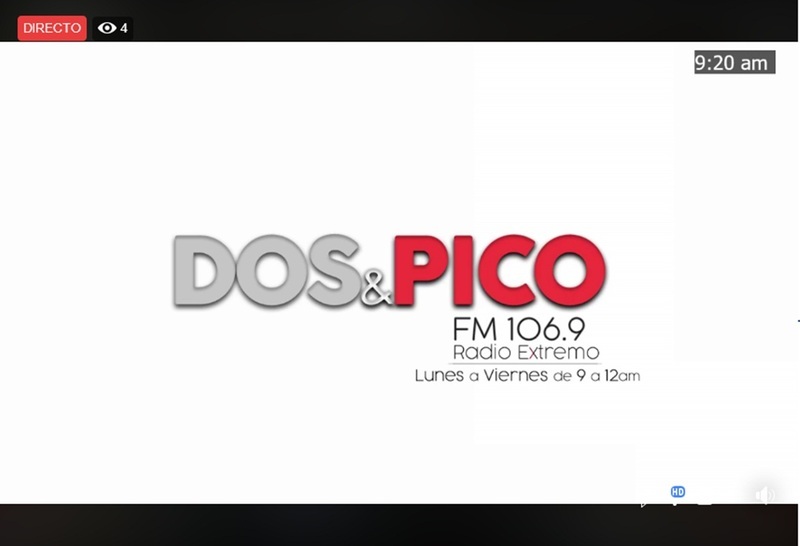 Imagen de Emisi&oacute;n EN VIVO, Dos & Pico Radio Extremo 106.9
