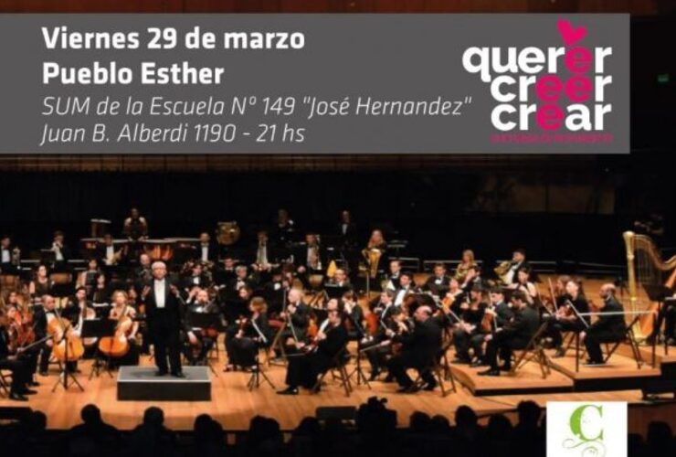 Imagen de La Orquesta Sinfónica Provincial estará en Pueblo Esther