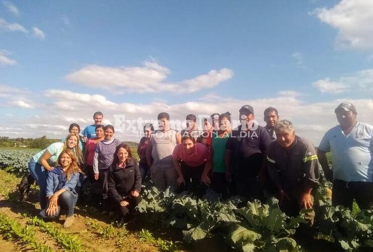 Imagen de Fighiera: Reunión con productores sobre agroecología