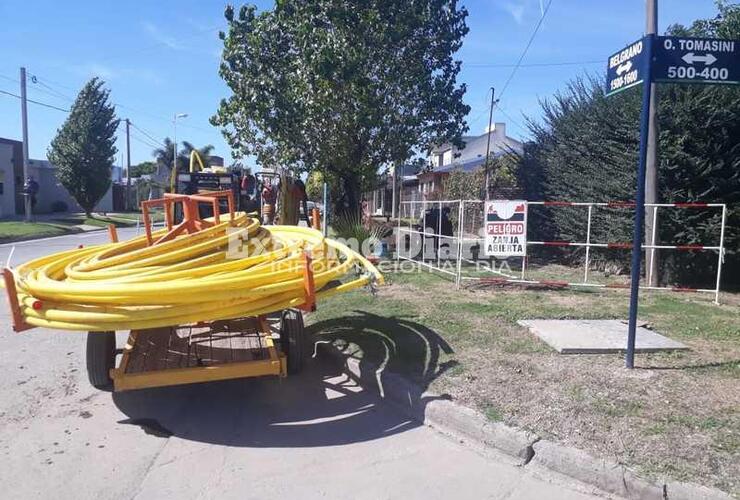 El avance alcanza al 56% de la obra.