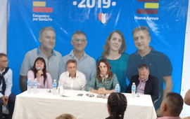 El encuentro tuvo lugar en el local partidario de San Martín e Hipólito Yrigoyen.