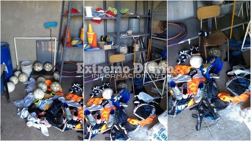 Desde el Club creen que el robo se produjo en la madrugada.