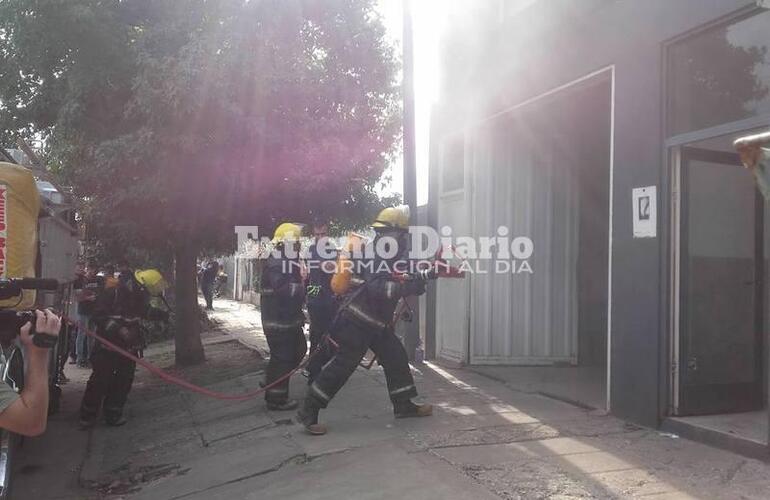 Imagen de Principio de incendio causó conmoción en Libertad al 600