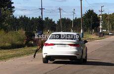 Camino al Rowing. Esta es una postal contin&uacute;a sobre calle An&iacute;bal Maffei.