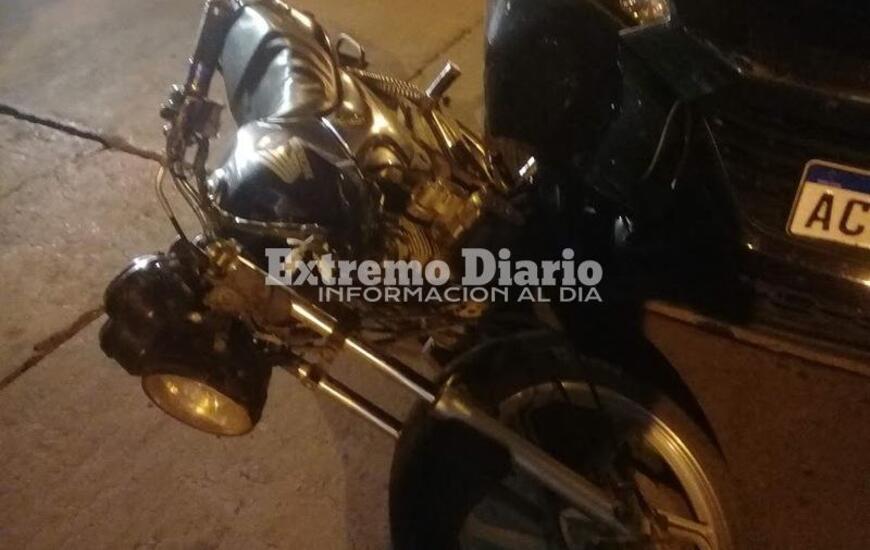 Imagen de Fuerte choque en Gálvez e Hipólito Yrigoyen