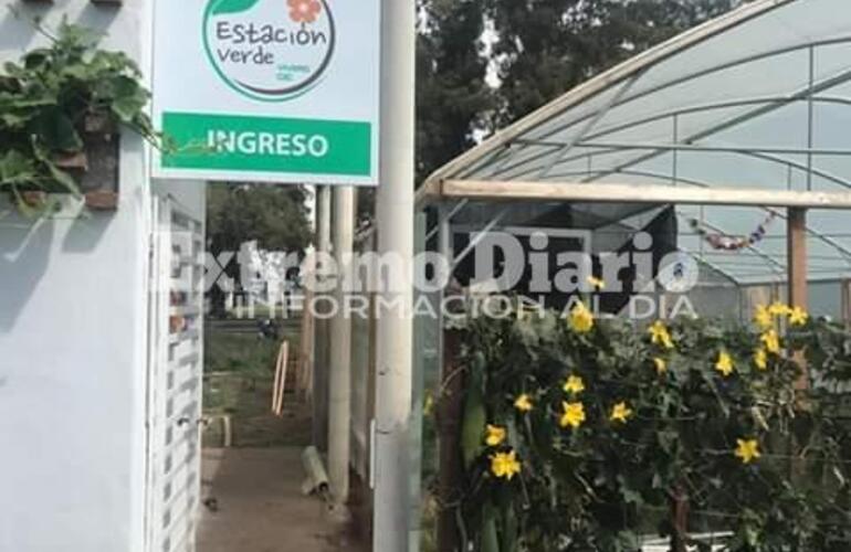 Pleno funcionamiento. El Vivero "Estación Verde" fue construído por las mujeres albañiles.