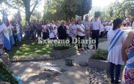 El acto se realizó en la plaza pública.