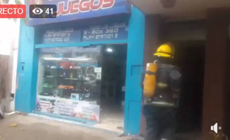 Imagen de Principio de incendio en una cocina