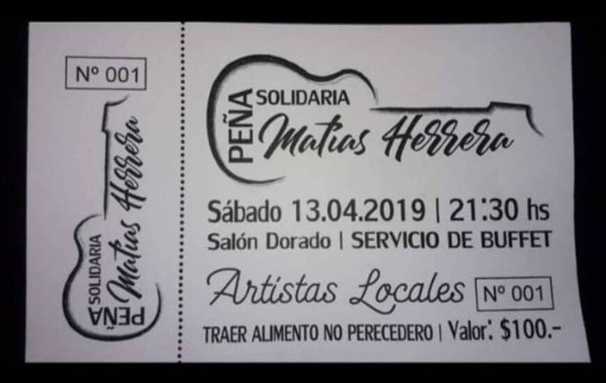Imagen de Pe&ntilde;a Solidaria por Mat&iacute;as Herrera: Todav&iacute;a estas a tiempo de comprar tu entrada y colaborar