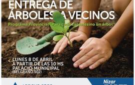 Imagen de Entrega de &aacute;rboles a vecinos