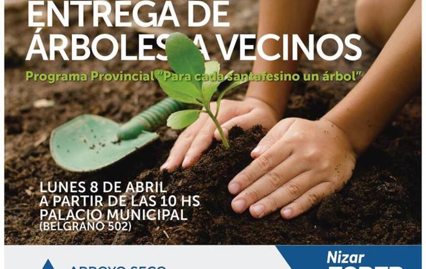 Imagen de Entrega de árboles a vecinos