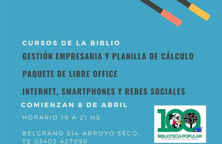 Imagen de Cursos de Informática en la Biblioteca