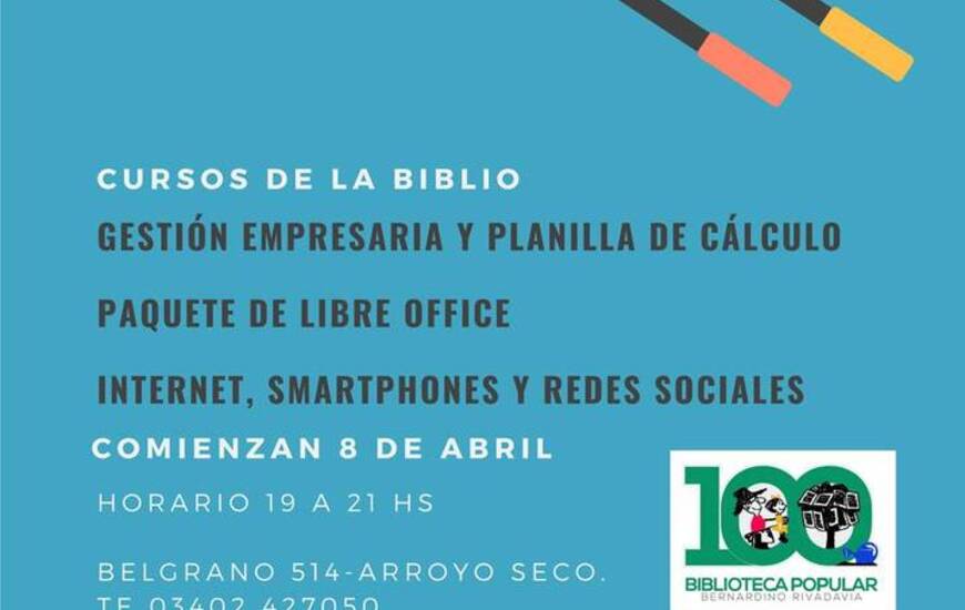 Imagen de Cursos de Informática en la Biblioteca