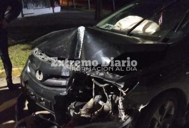 El accidente ocurrió en Marconi y Pueyrredon