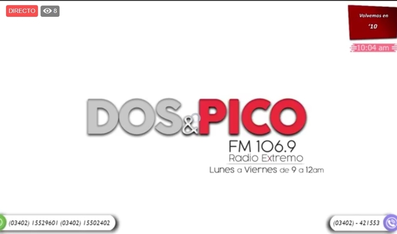 Imagen de Emisión EN VIVO de Dos & Pico, Radio Extremo 106.9