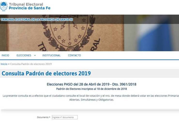 Imagen de ¿Dónde voto?: Ya se puede consultar el padrón para las elecciones provinciales