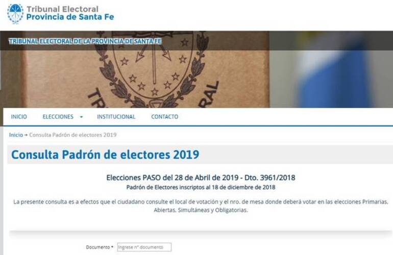 Imagen de &iquest;D&oacute;nde voto?: Ya se puede consultar el padr&oacute;n para las elecciones provinciales
