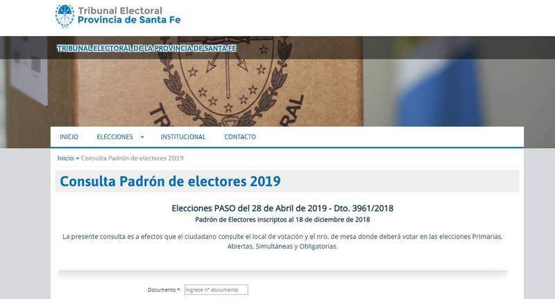 Imagen de ¿Dónde voto?: Ya se puede consultar el padrón para las elecciones provinciales