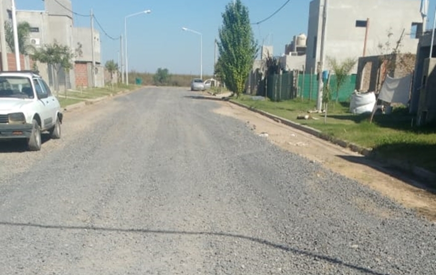 Imagen de Colocan escoria en el Barrio Don Alejandro