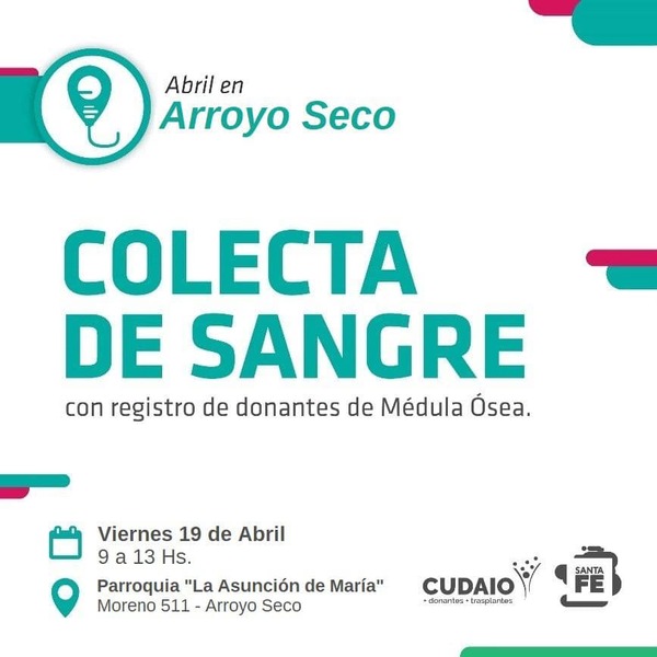 Imagen de Colecta de Sangre y Registro de Médula Ósea
