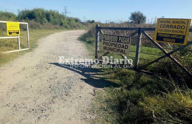 Ingreso prohibido. Tras lo ocurrido en diciembre, la municipalidad clausuró el ingreso a la cava.