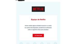 Imagen de Alerta por mails que parecen llegar desde Netflix y roban datos bancarios