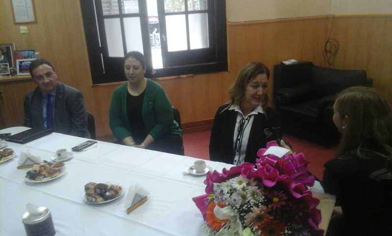 Imagen de Agasajo a Carina Clemente en la Municipalidad