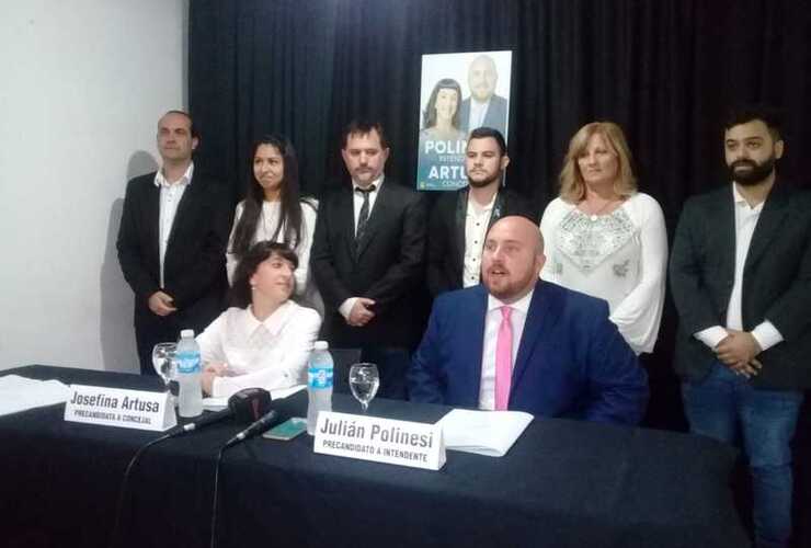 Imagen de Presentación oficial de Julián Polinesi, precandidato a Intendente