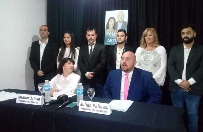 Imagen de Presentación oficial de Julián Polinesi, precandidato a Intendente