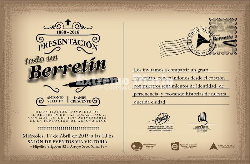 Imagen de Se anunció la presentación del libro que recopila publicaciones de "El berretín de las cosas idas'
