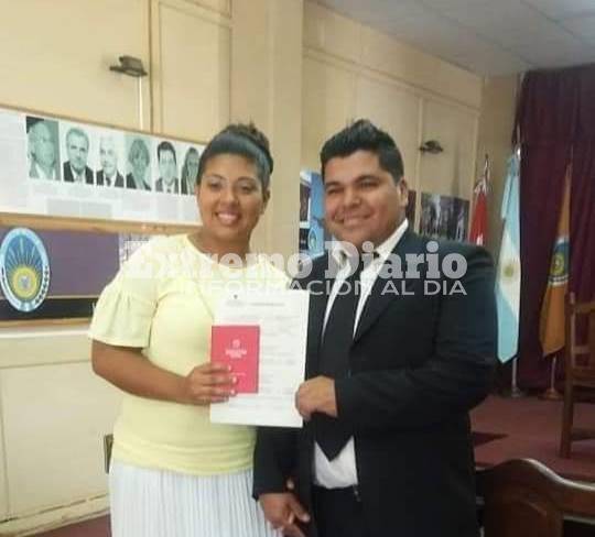 La pareja contrajo matrimonio hace pocos meses.