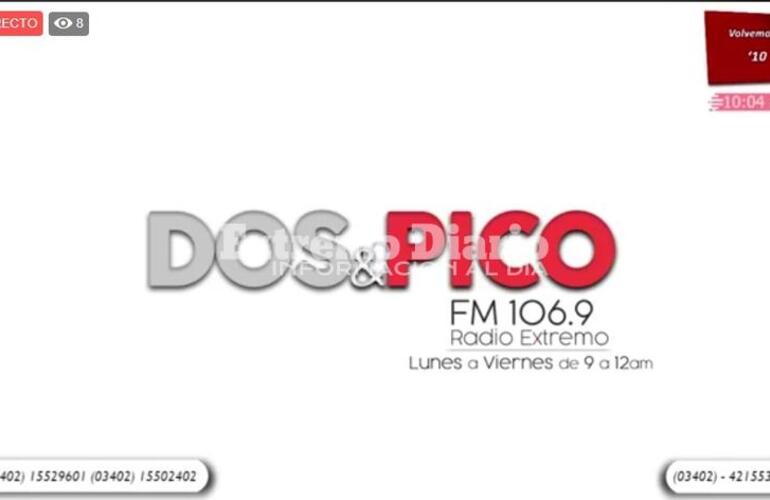 Imagen de Emisi&oacute;n EN VIVO de Dos & Pico, Radio Extremo 106.9