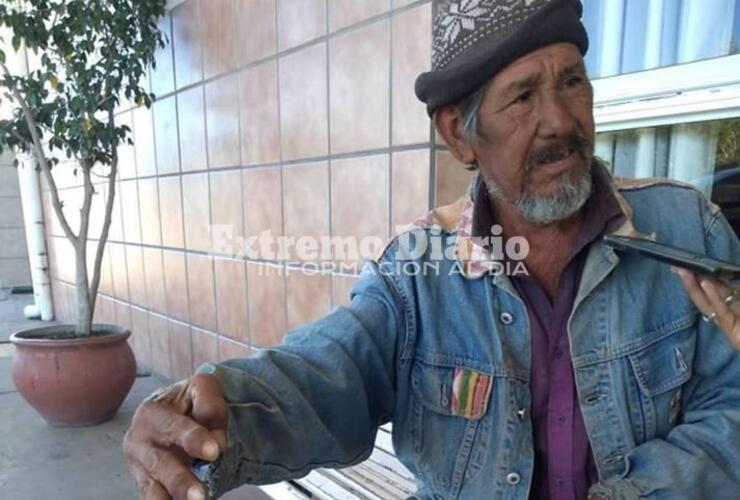 Imagen de En situaci&oacute;n de calle: No tiene trabajo, le robaron y est&aacute; en el Parador de Fighiera