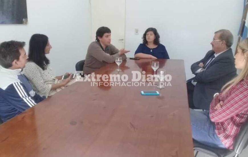 El senador provincial se reuni&oacute; con autoridades locales