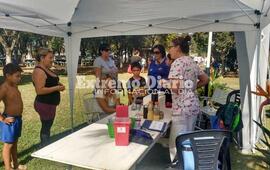 La posta de Salud presente en el torneo infantil