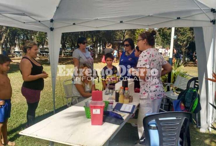 La posta de Salud presente en el torneo infantil