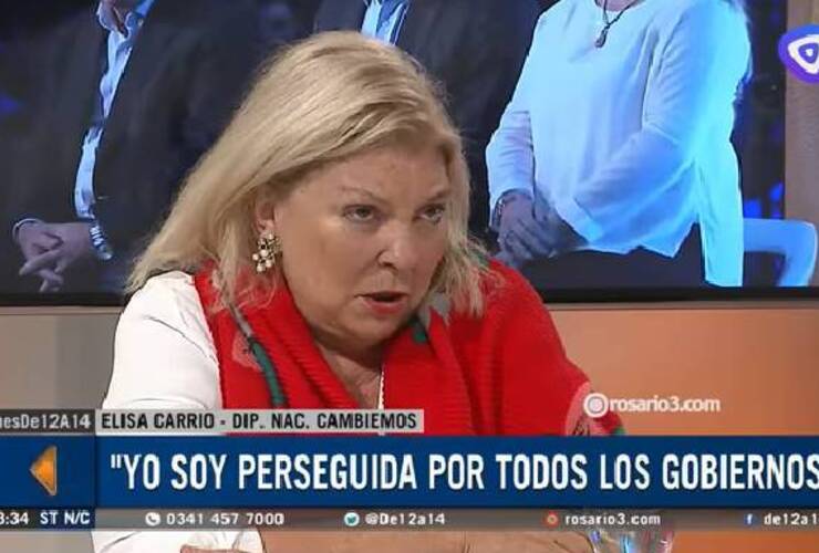 Imagen de Carrió, contra Bonfatti: Si los santafesinos quieren votar a Los Monos, voten por él